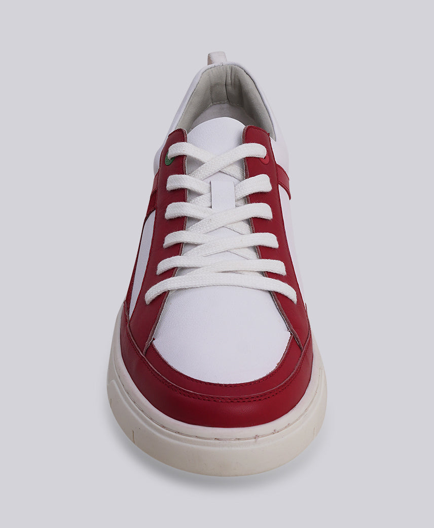 KICK ALLCORE WHITE-RED MEN SNEAKERS