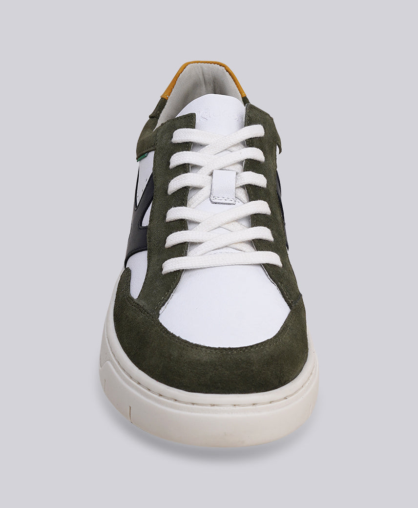 KICK ALLYAT WHITE-KHAKI-MUSTARD MEN SNEAKERS
