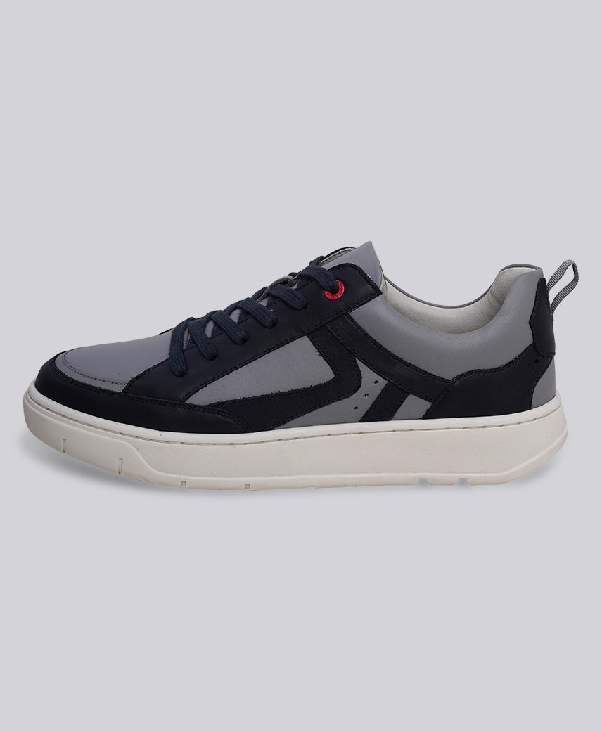 KICK ALLCORE GREY-NAVY MEN SNEAKERS – Kickers