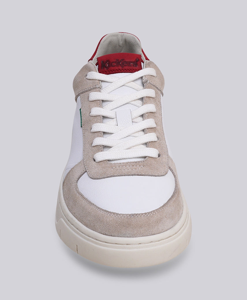 KICK ALLOW WHITE-BLACK-RED MEN SNEAKERS