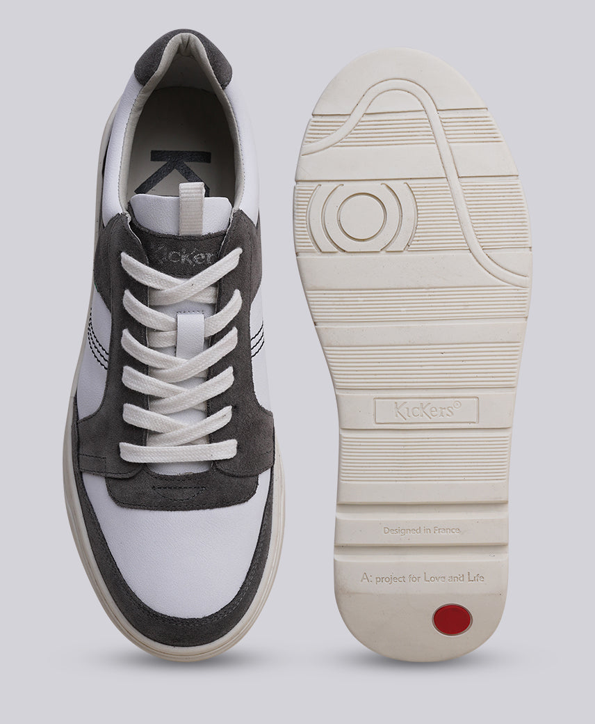 KICK ALLNAIR WHITE-GREY MEN SNEAKERS