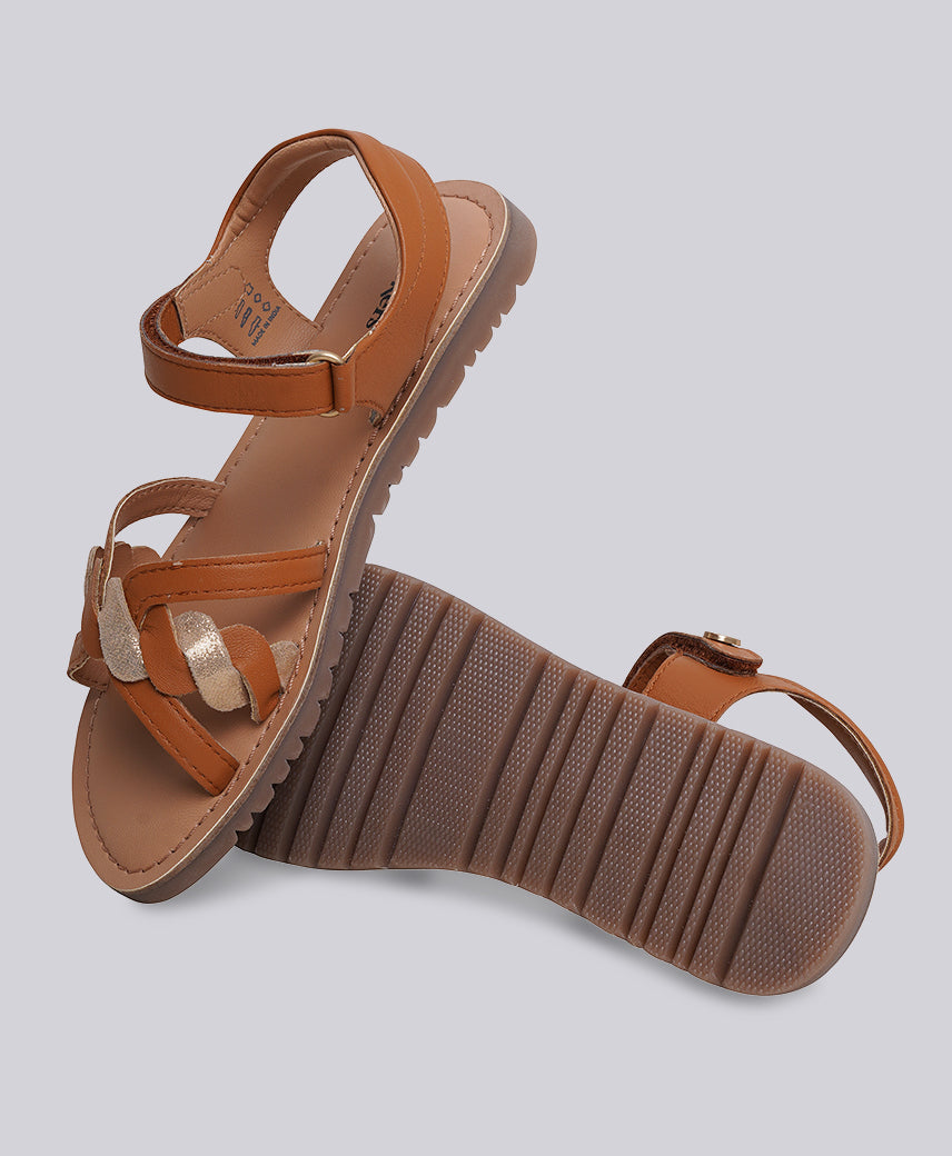 KICK BETTY CAMEL GOLD Kids Girl Sandal