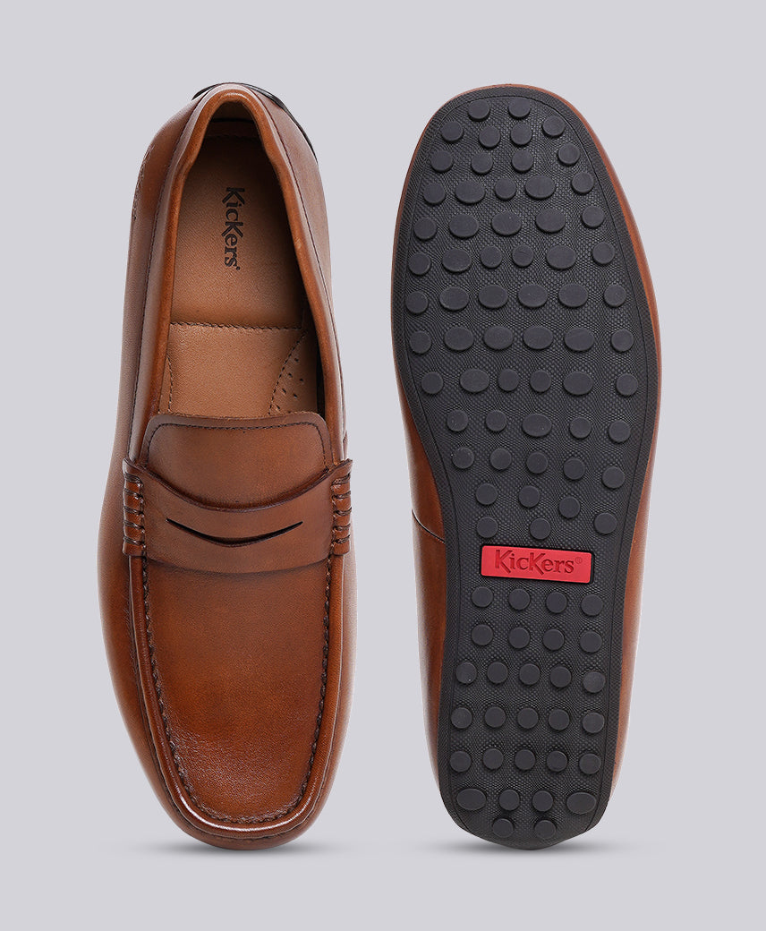Kickers KICK BRAVO PL TAN Men Moccasins