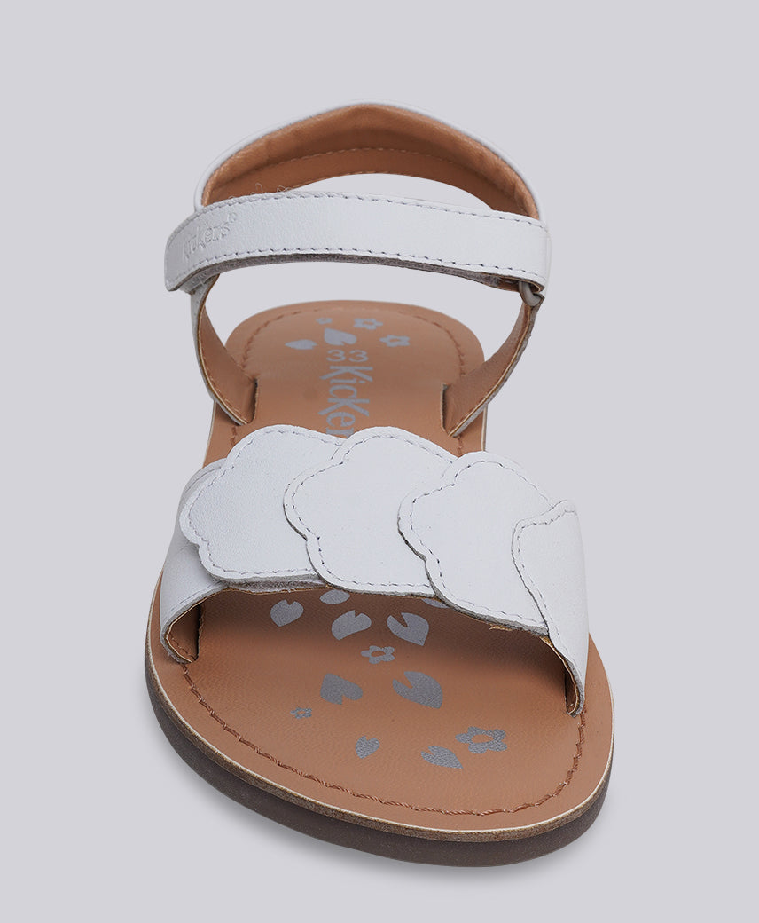 KICK DYASTAR WHITE Kids Girl Sandal