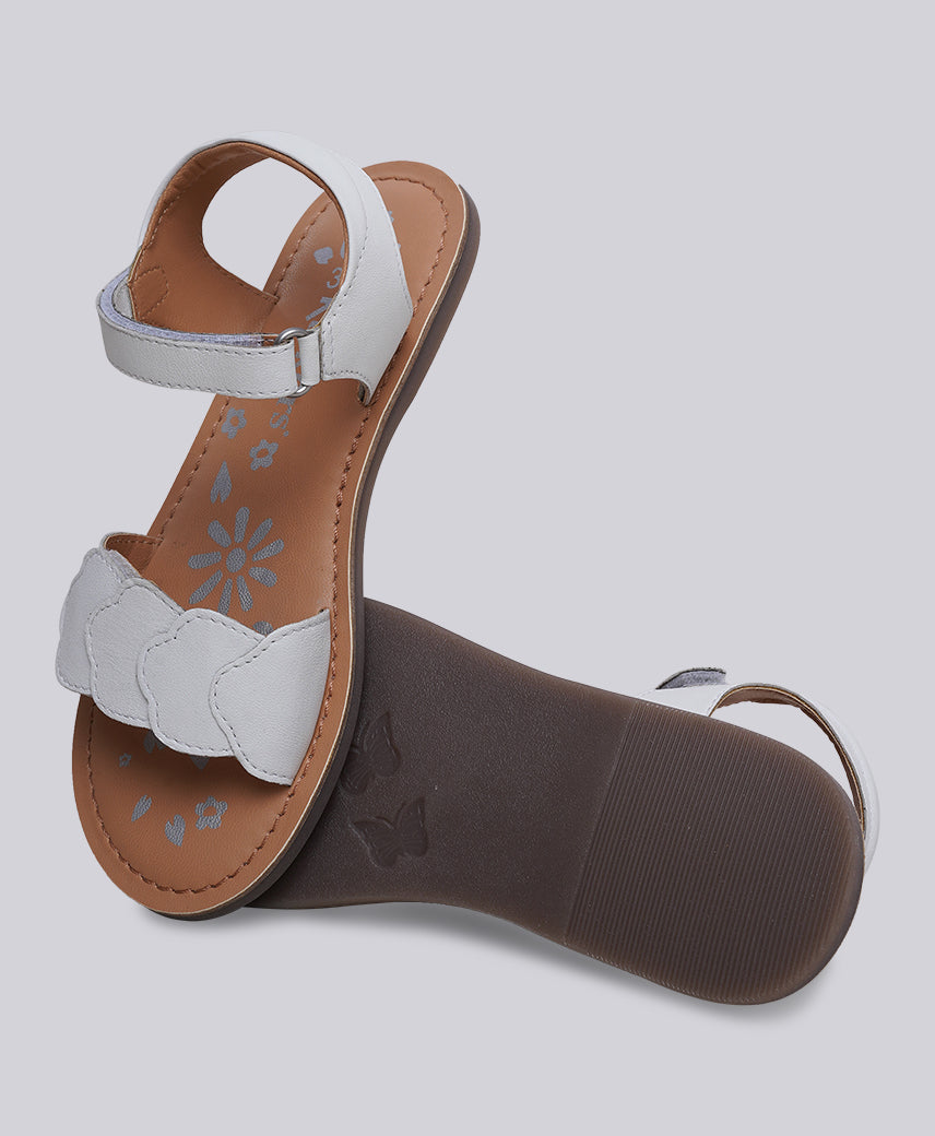 KICK DYASTAR WHITE Kids Girl Sandal