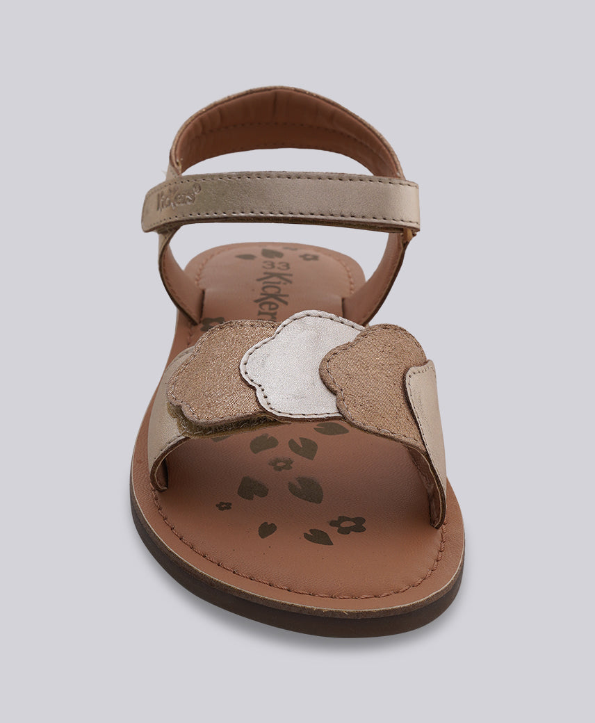 KICK DYASTAR LIGHT GOLD Kids Girl Sandal