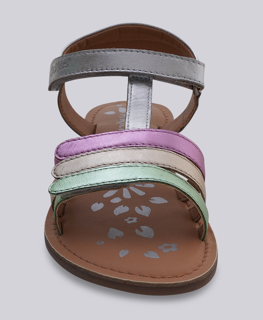 KICK DIAMANTO SILVER MULTI Kids Girl Sandal