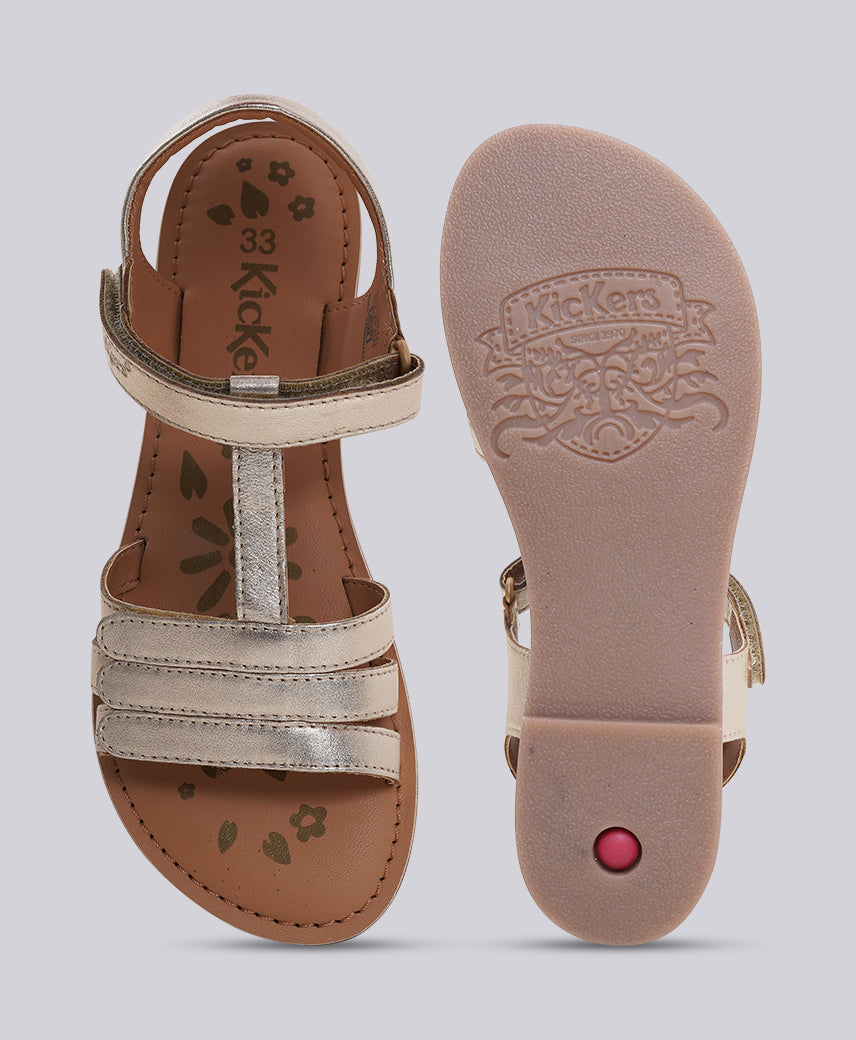KICK DIAMANTO GOLD Kids Girl Sandal