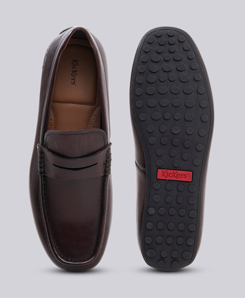 Kickers KICK BRAVO PL BROWN Men Moccasins