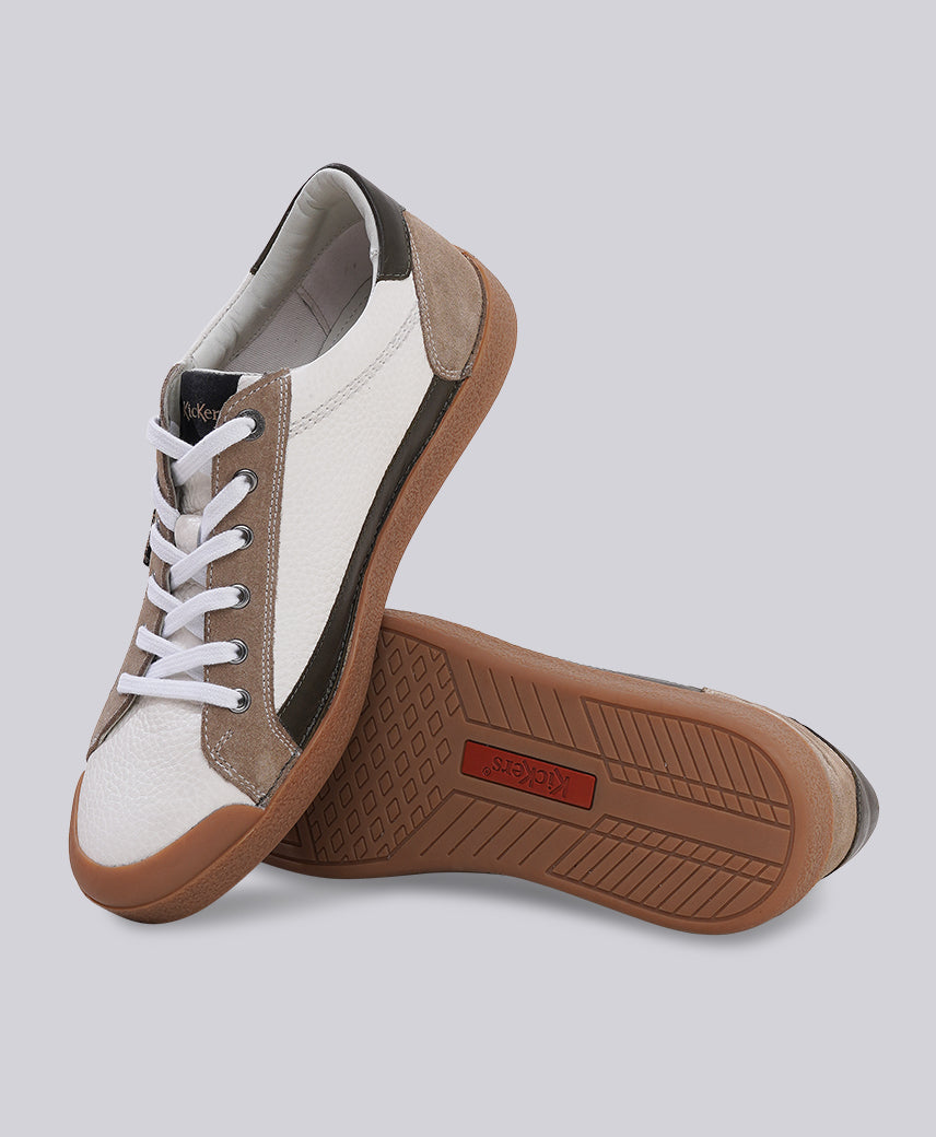 Kickers KICK TRAINER White Beige Men Sneakers