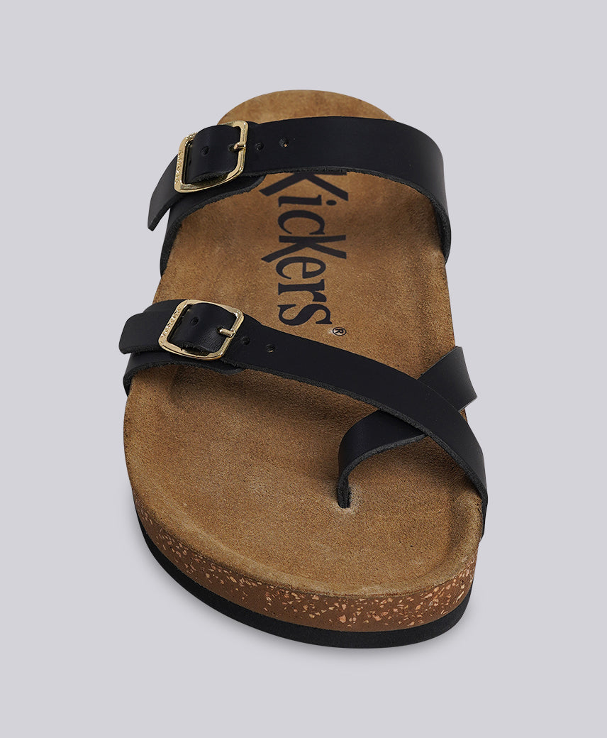 KICK- DIYA BLACK Women Sandal