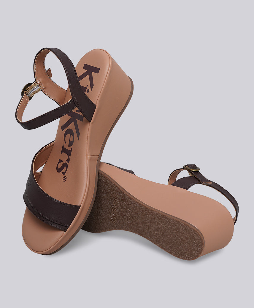 KICK BURI BROWN Women Sandal