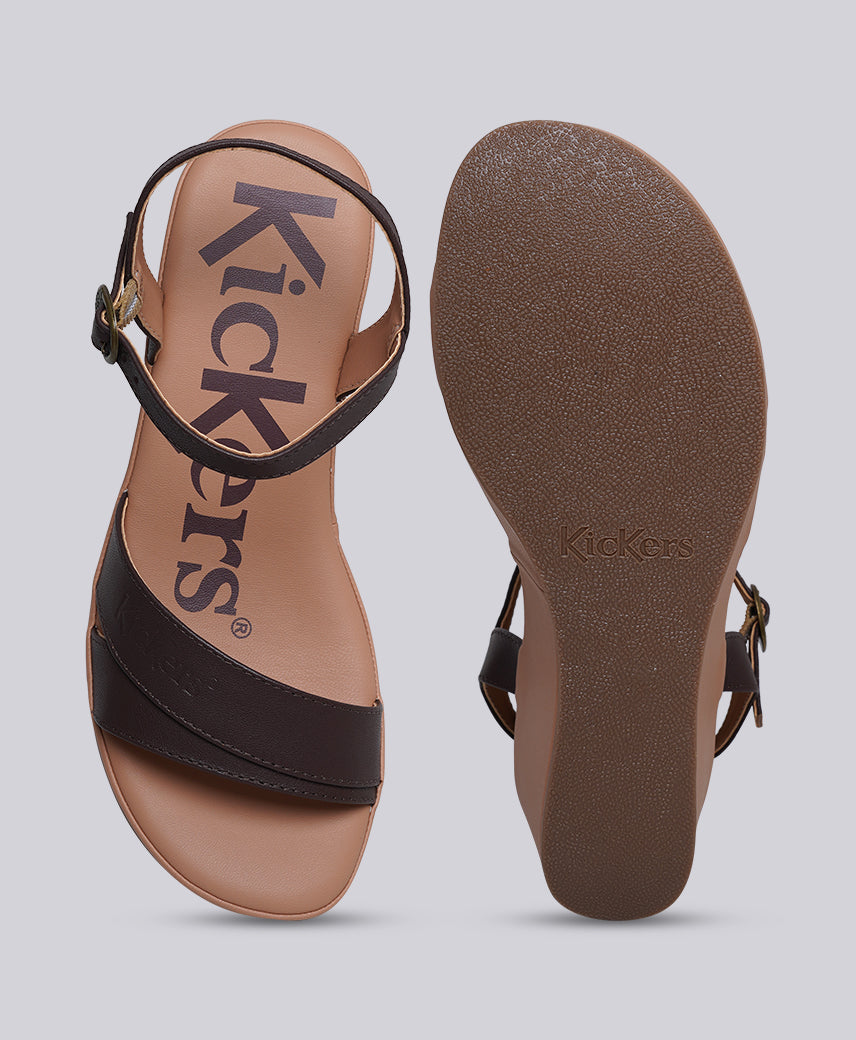 KICK BURI BROWN Women Sandal
