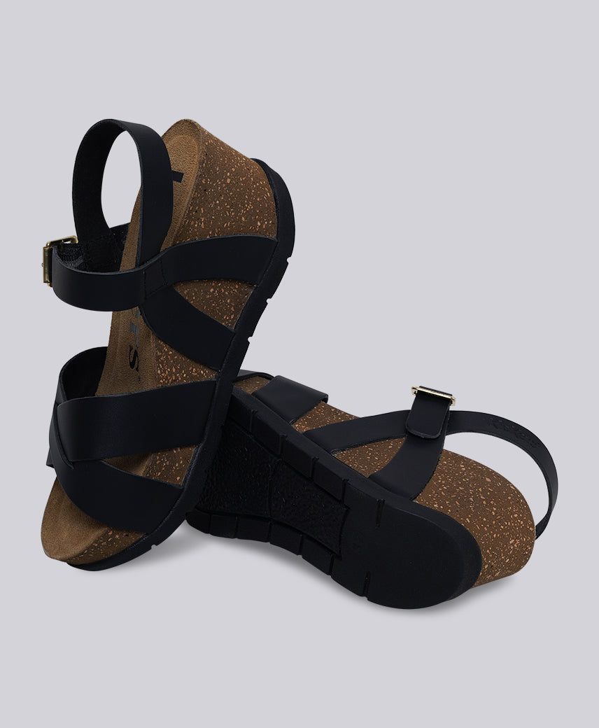 KICK-HEZE BLACK Women Sandal