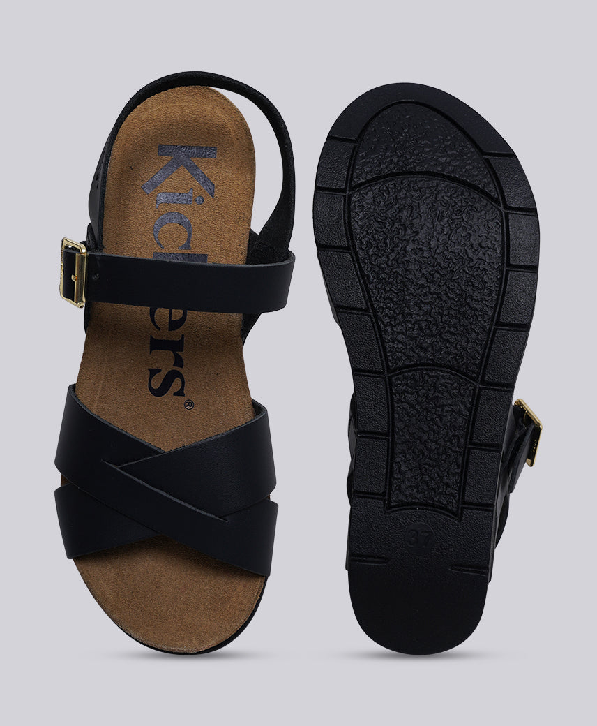 KICK-HEZE BLACK Women Sandal