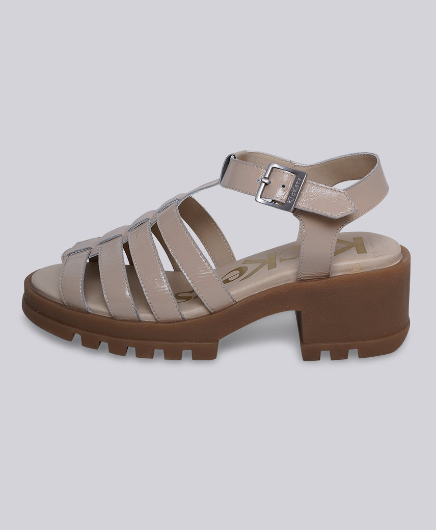 KICK Herika NUDE PATENT Women Sandal