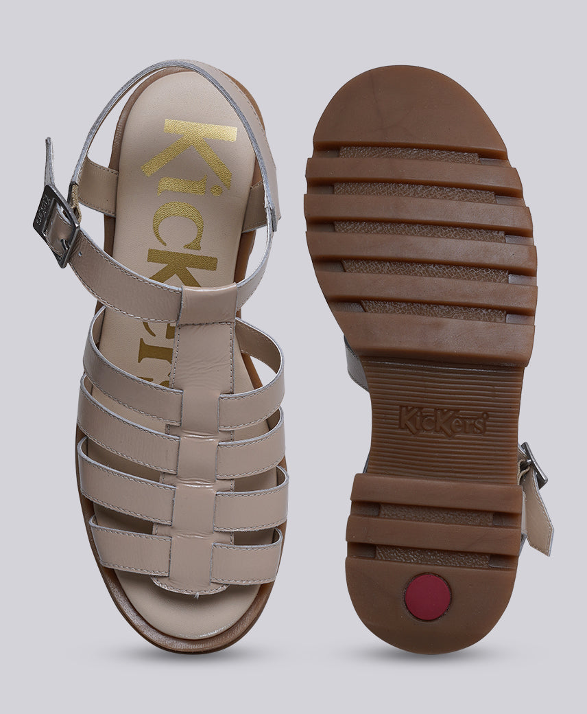 KICK Herika NUDE PATENT Women Sandal